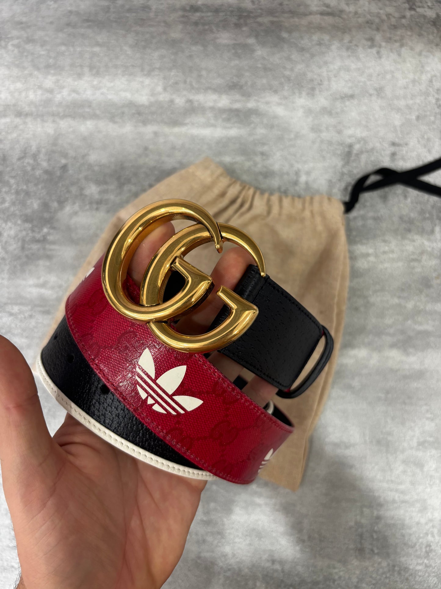 Cintura Gucci X Adidas-Size 85-Condizioni 9,5/10