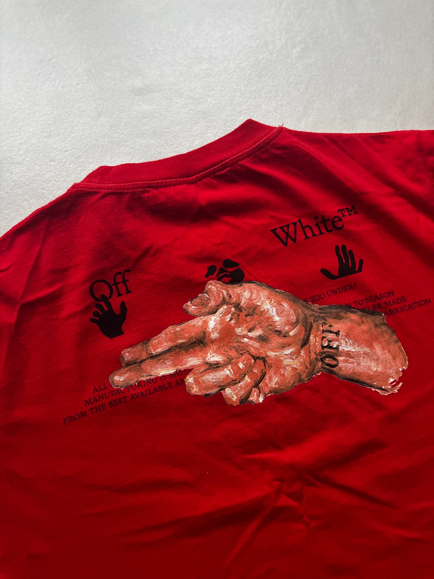 T-Shirt Off-White-Size L-Condizioni 9/10