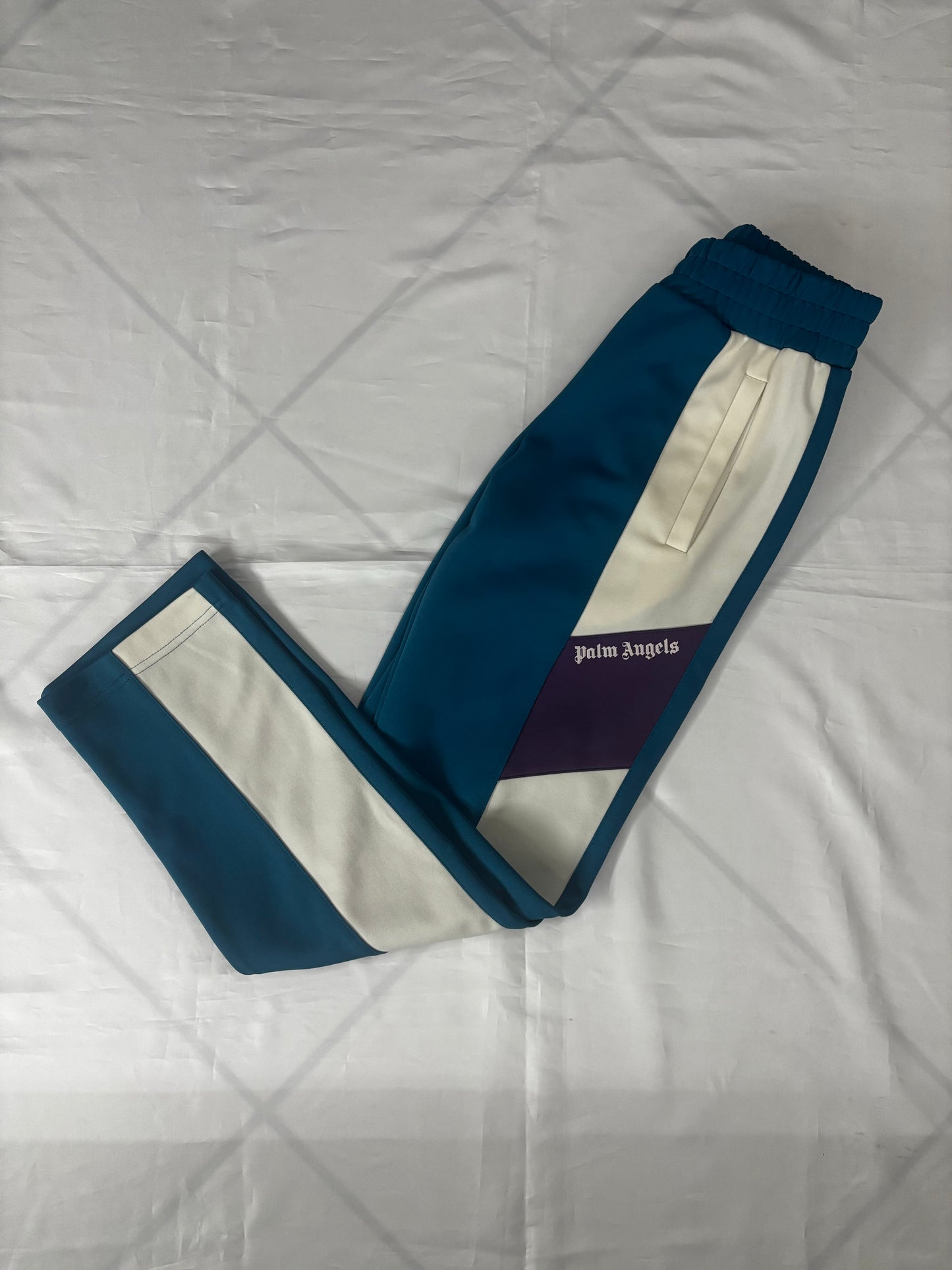 Pantalone tuta Palm Angels-Size XS-Blu/ Viola-Condizioni 8.5/10