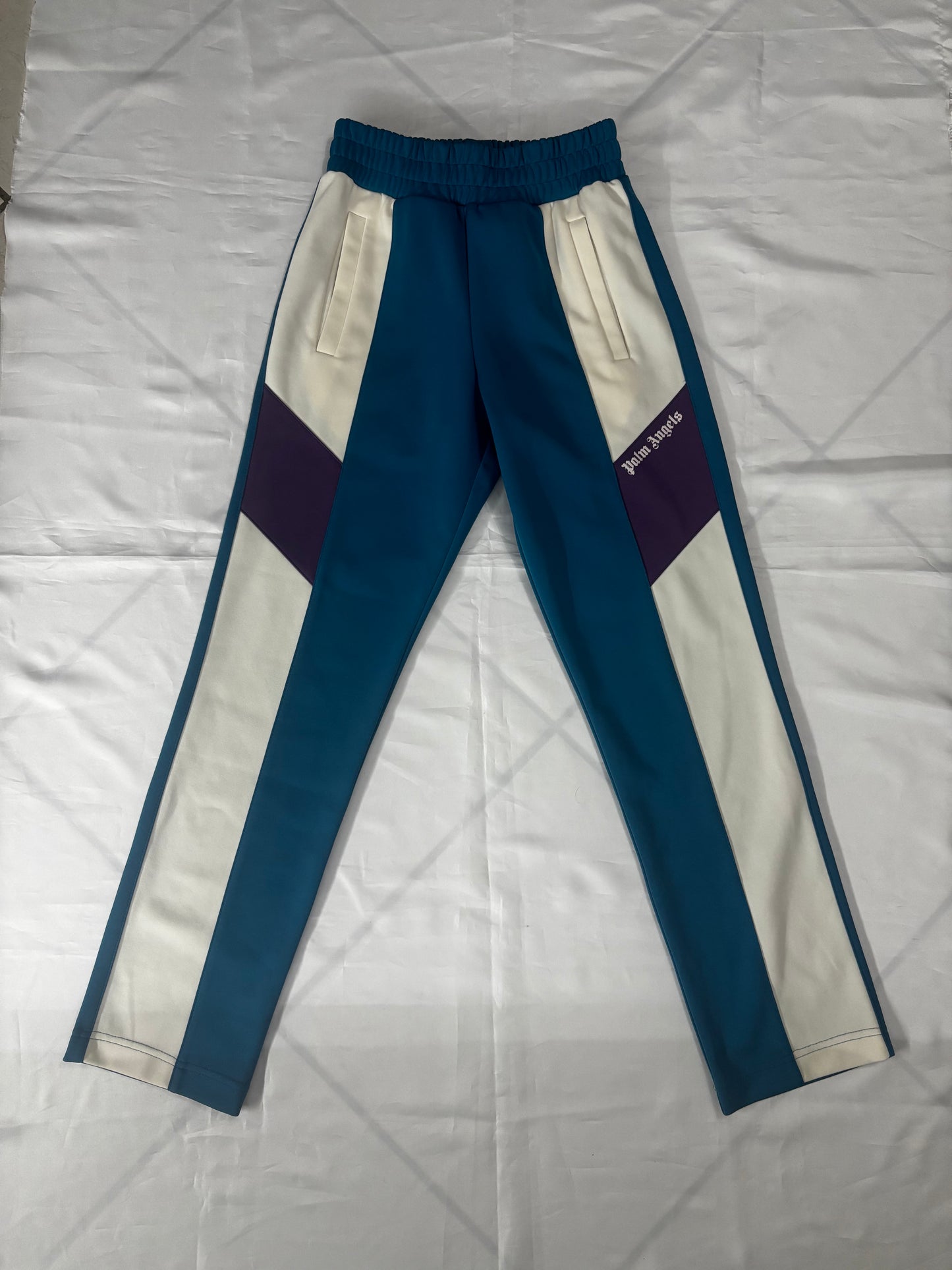 Pantalone tuta Palm Angels-Size XS-Blu/ Viola-Condizioni 8.5/10
