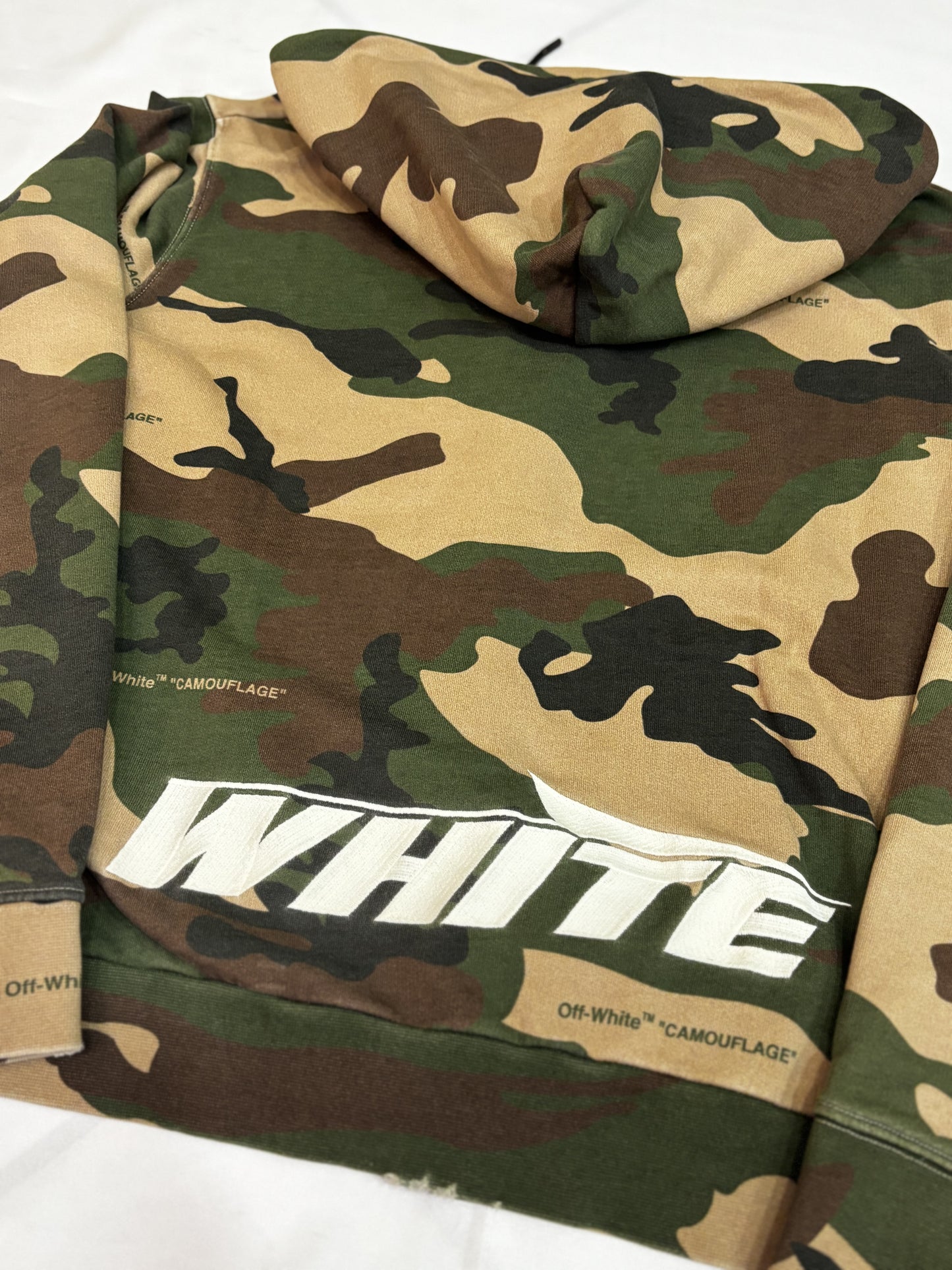 Felpa Off-White-Size M-Camo-Condizioni 9,5/10