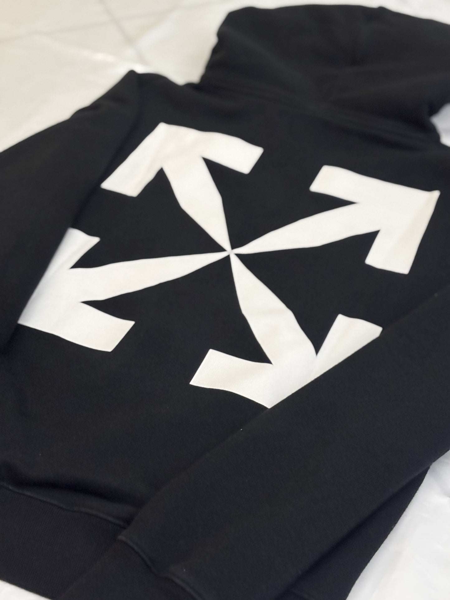 Felpa Off-White-Size M-Nera-Condizioni 9/10