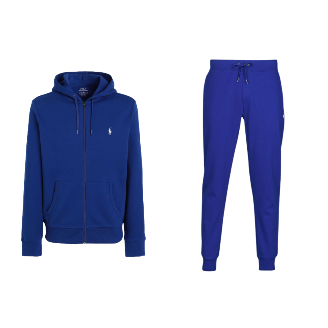 Blue ralph lauren tracksuit sales