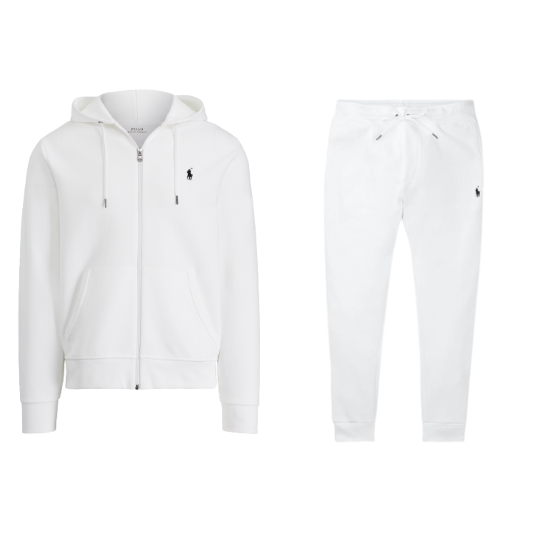Ralph Lauren Tracksuit - WHITE – Source Of Course