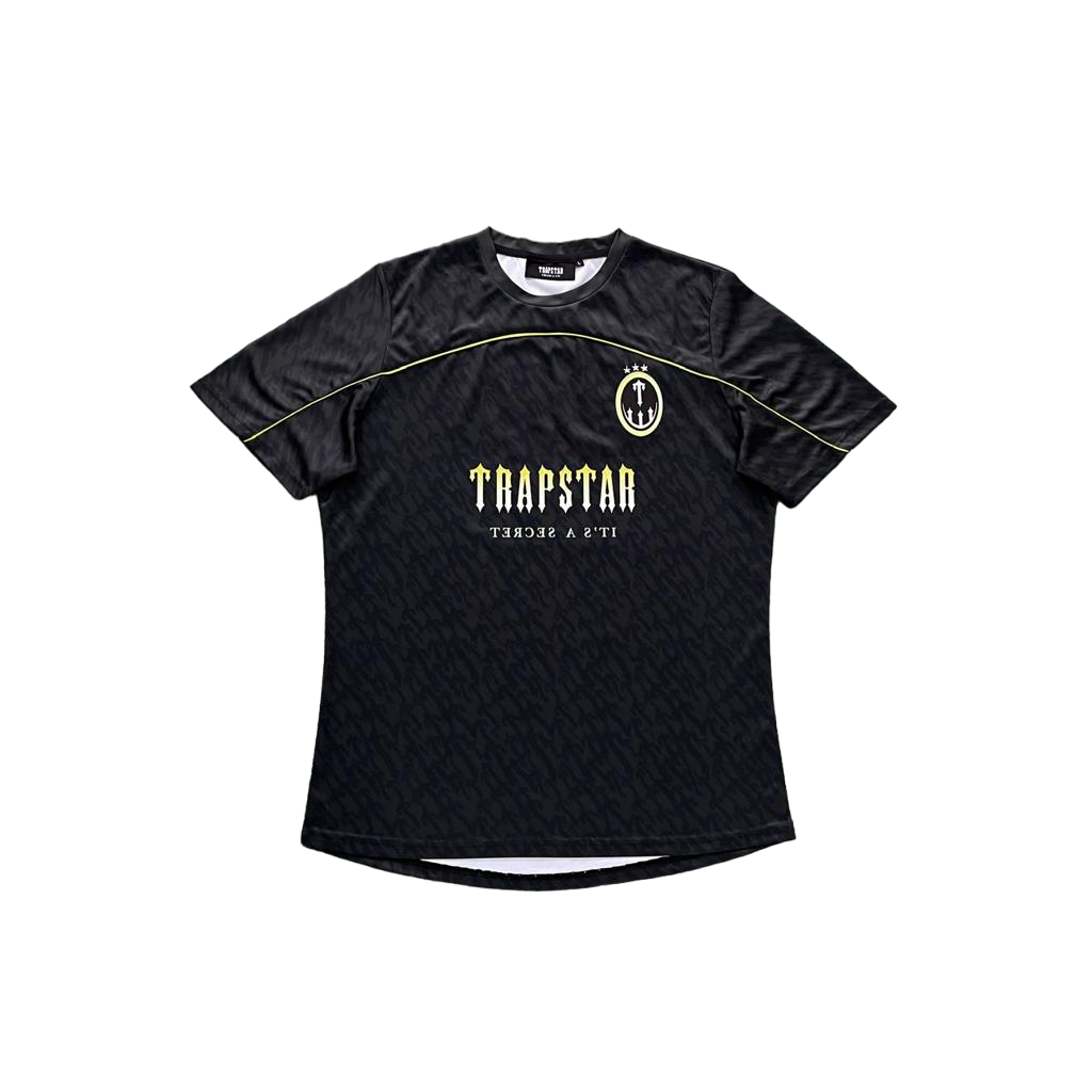 Trapstar black lime football jersey CopDripStar