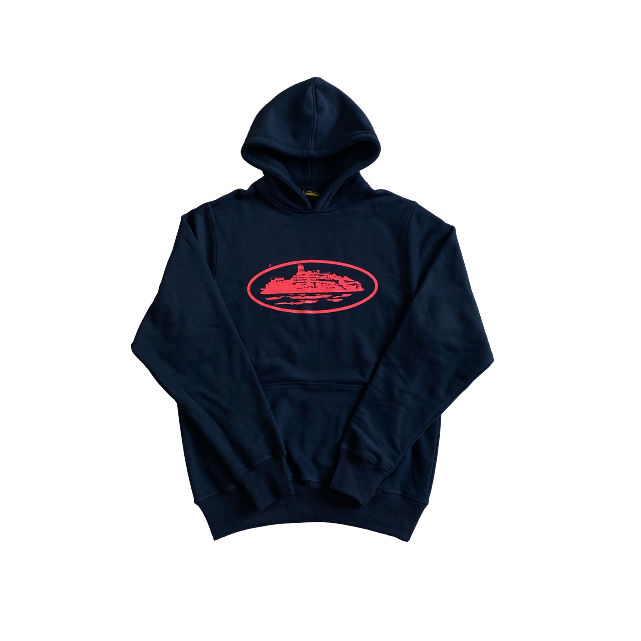 Corteiz basic hoodie alcatraz black/red - CopDripStar