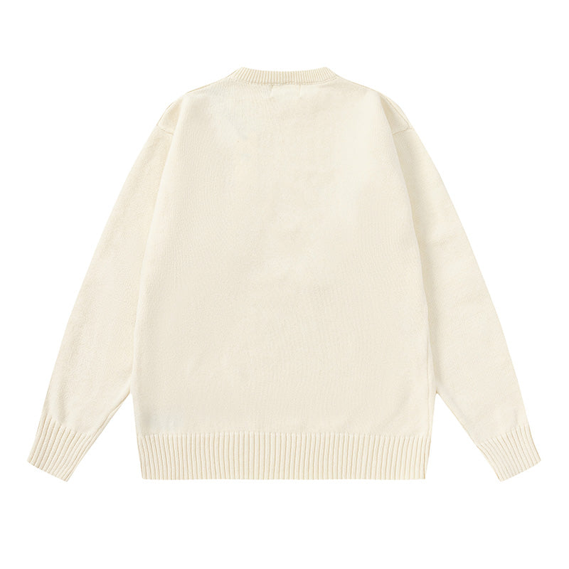 Knitted Sweater cream white