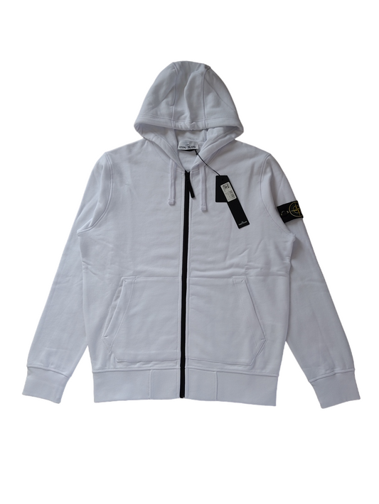 Zip Hoodie White