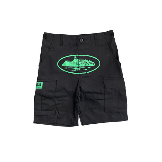 cargo shorts corteiz black/green - CopDripStar