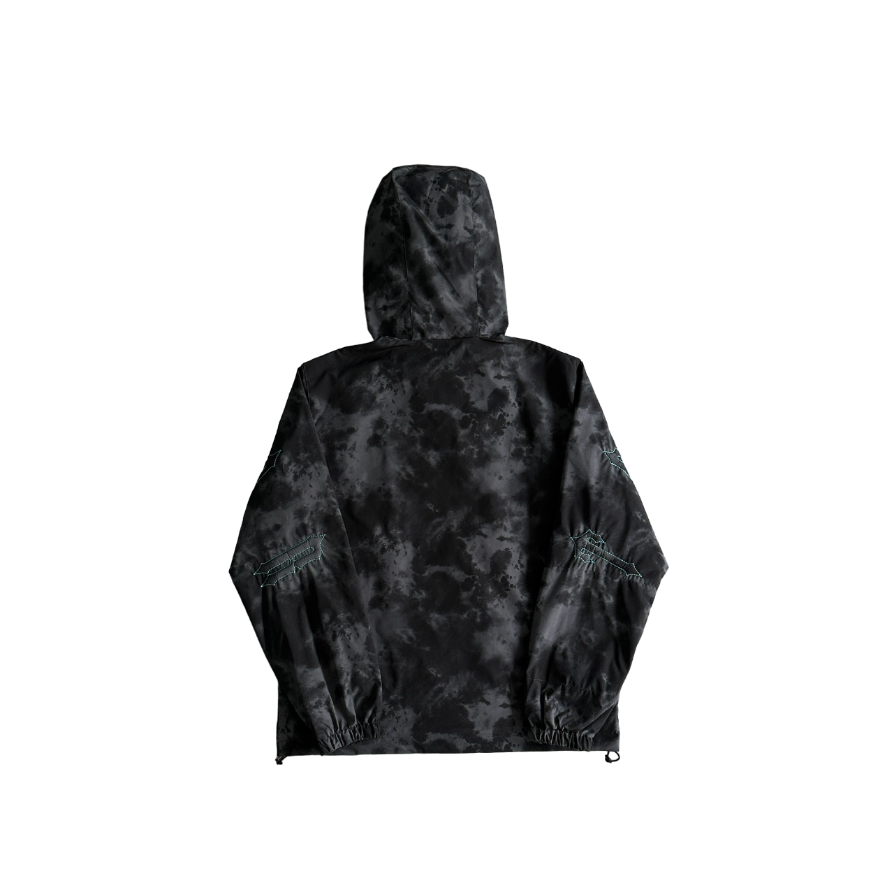 Trapstar washed arch windbreaker black