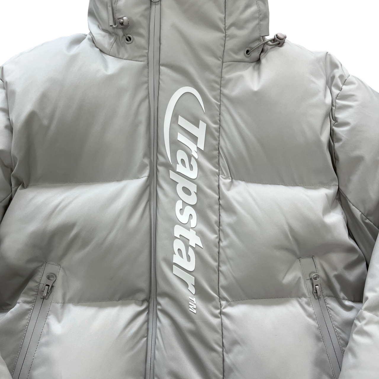 Trapstar puffer light grey - CopDripStar