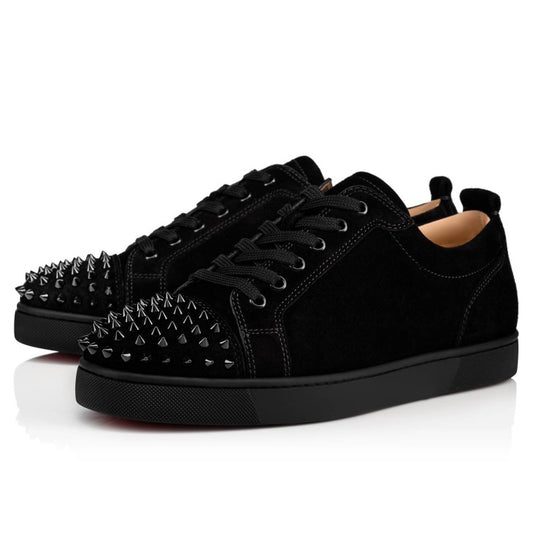 Louis Junior Spikes in suede black