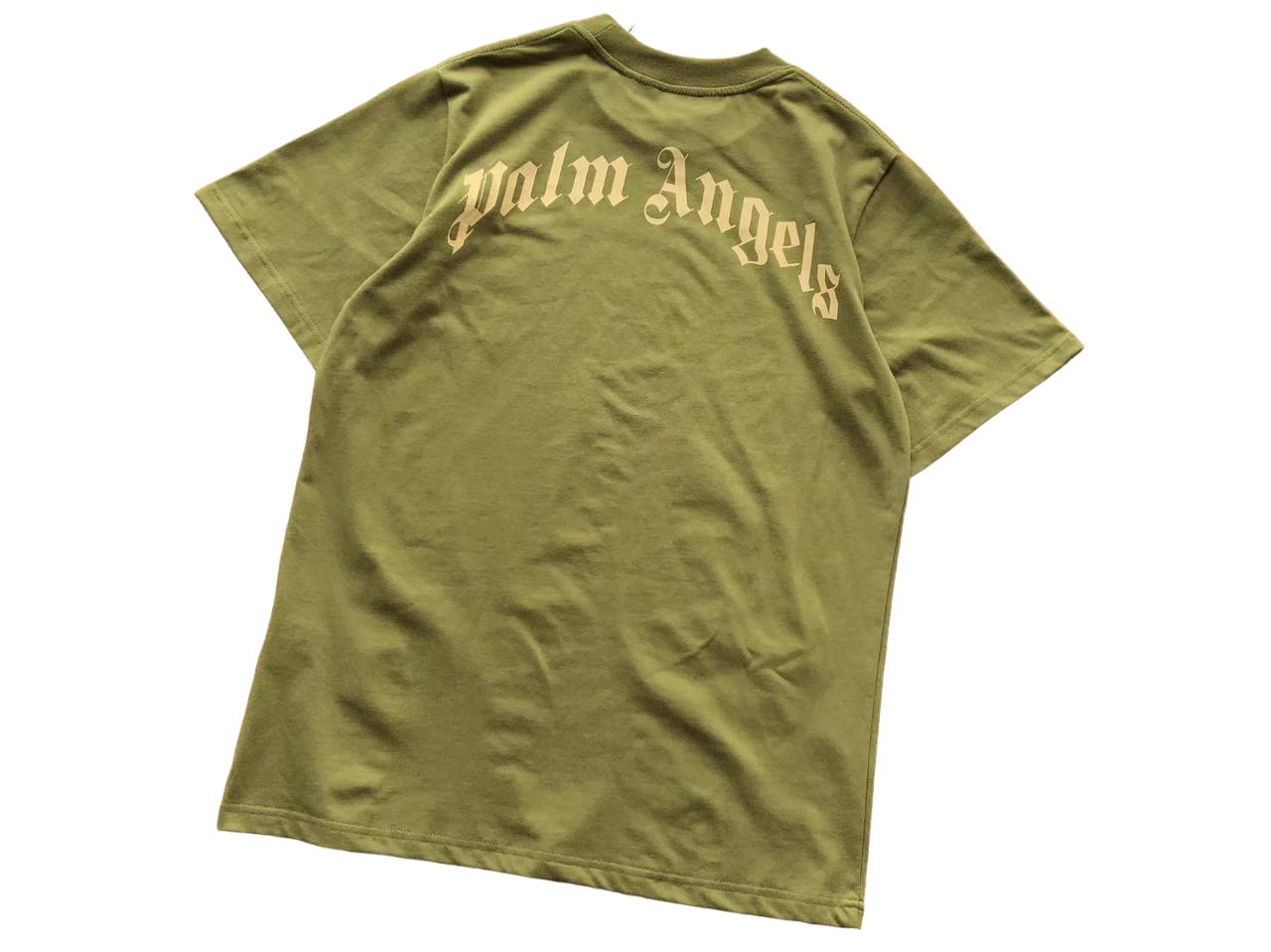 Palm Angels green bear shirt