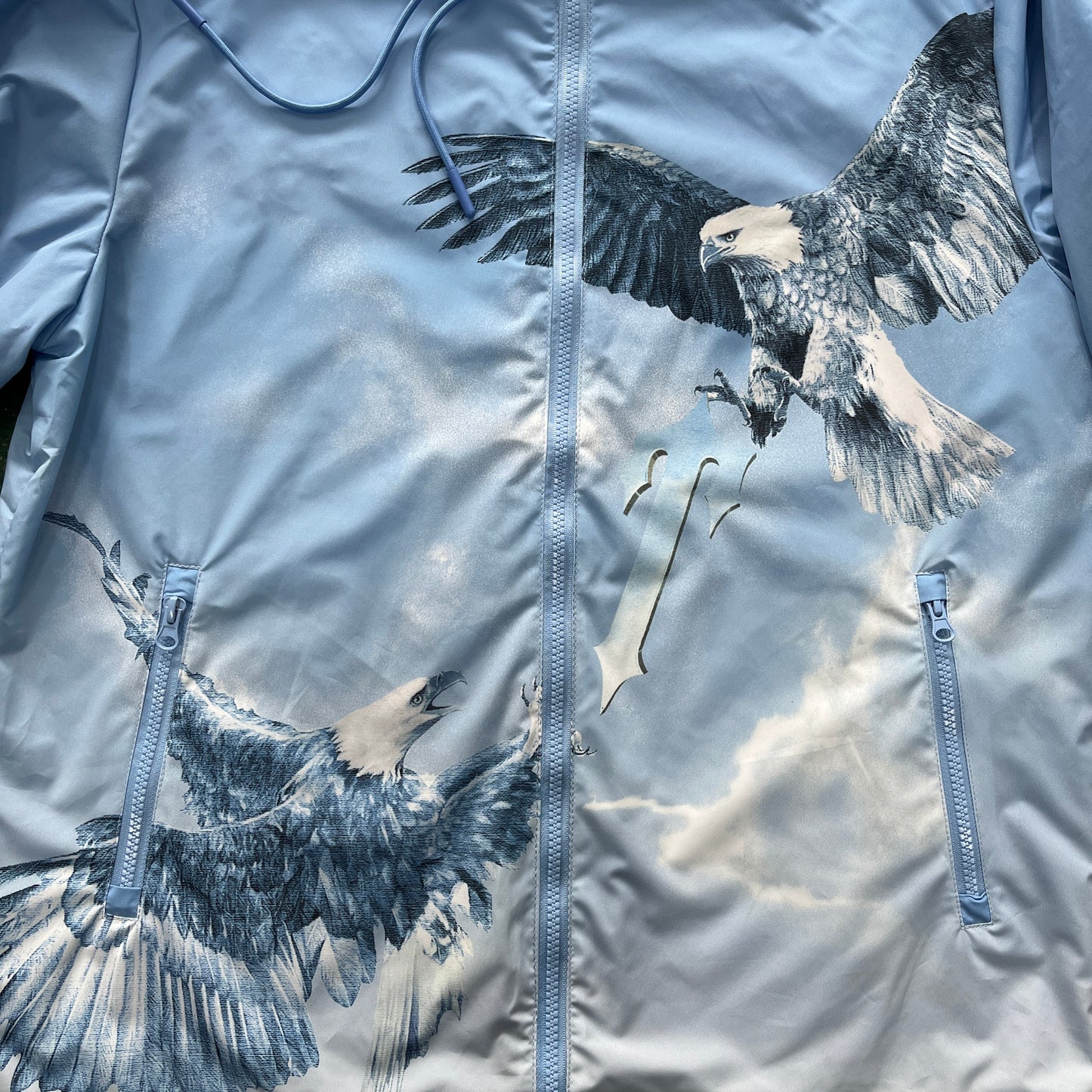 Trapstar windbreaker ice blue