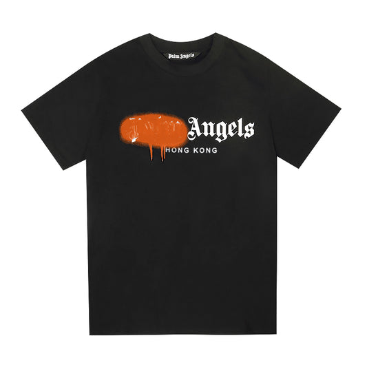 Palm Angels orange spray tee