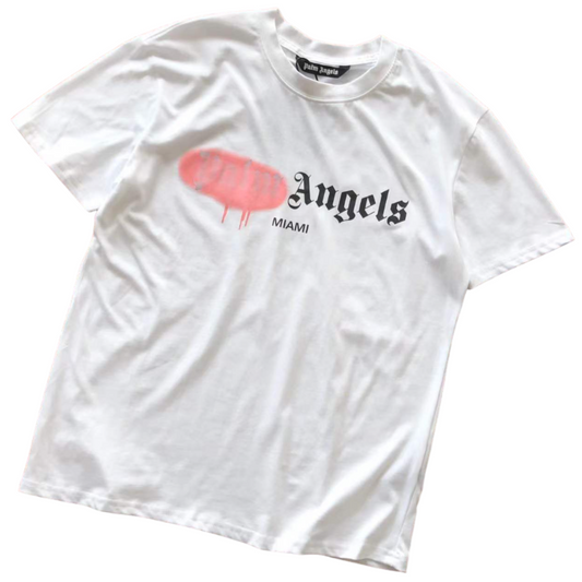 Palm Angels pink spray tee