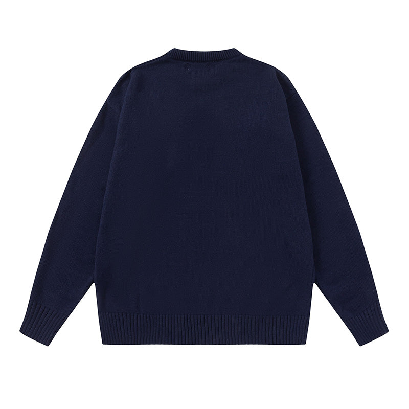 Navy blue sweater