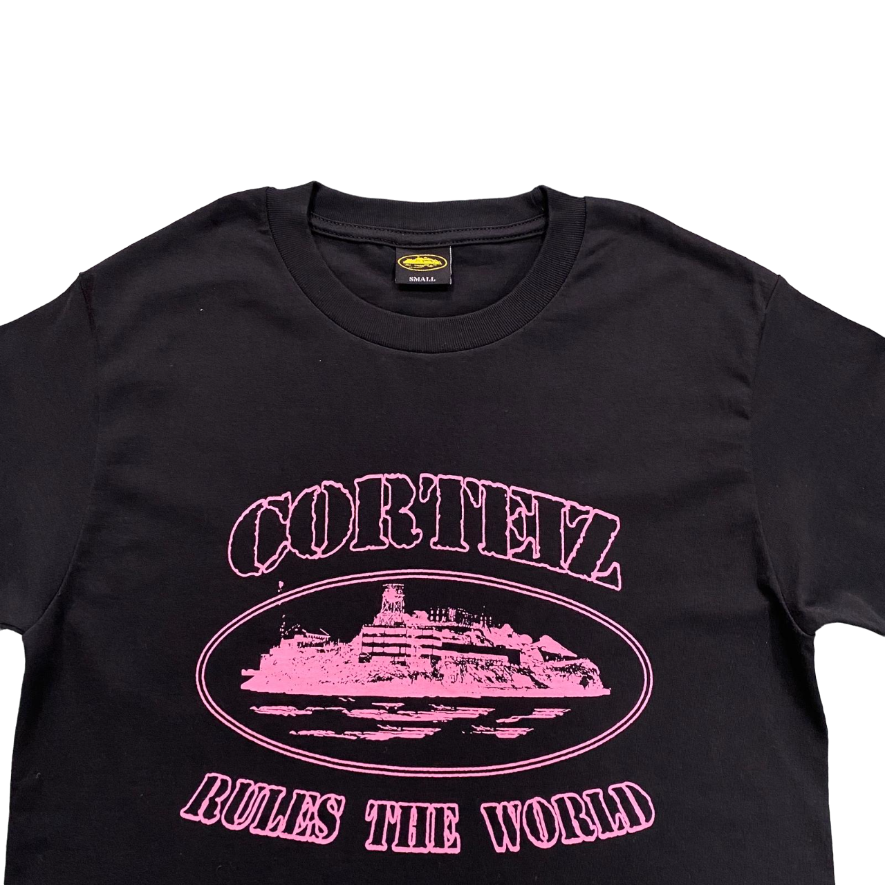 T-Shirt Corteiz logo pink - CopDripStar