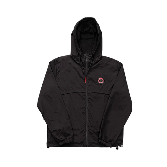 Trapstar windbreaker black red