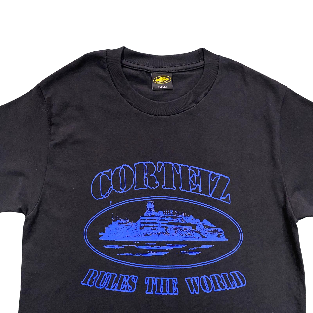 T-Shirt Corteiz logo blue - CopDripStar