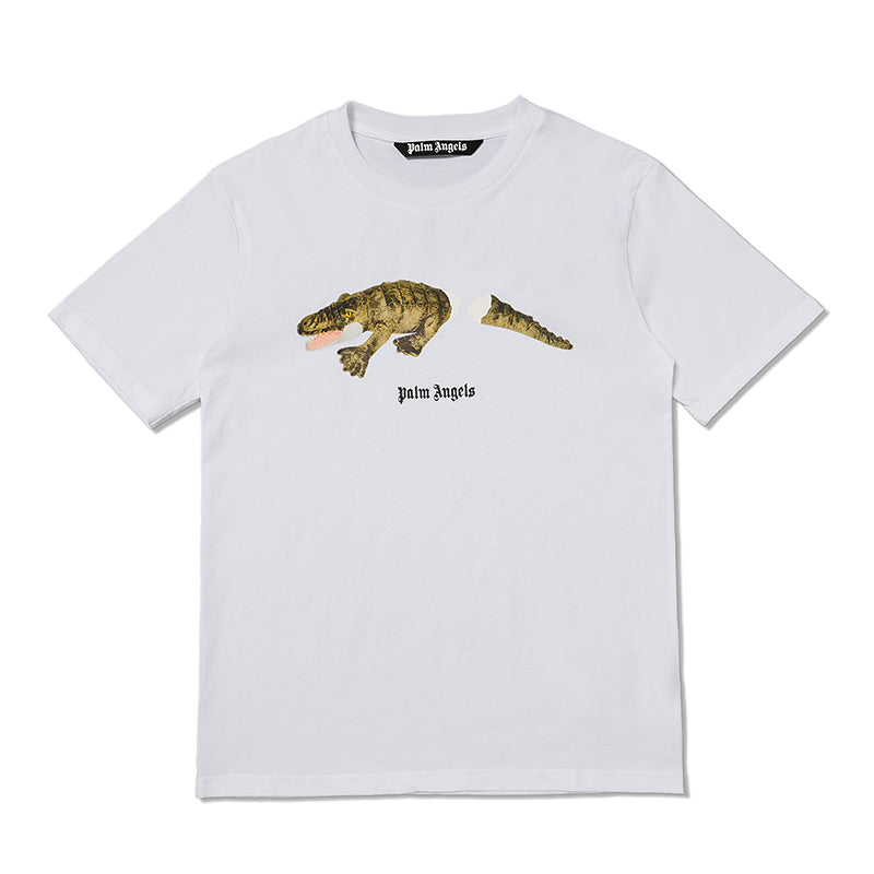 Palm Angels alligator white tee