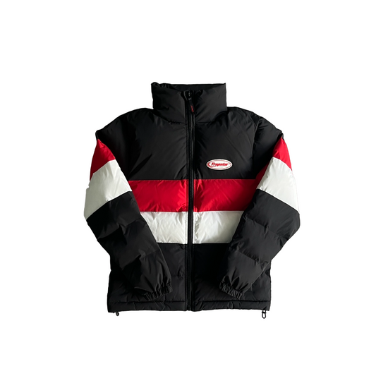 Trapstar puffer jacket black/red/white - CopDripStar