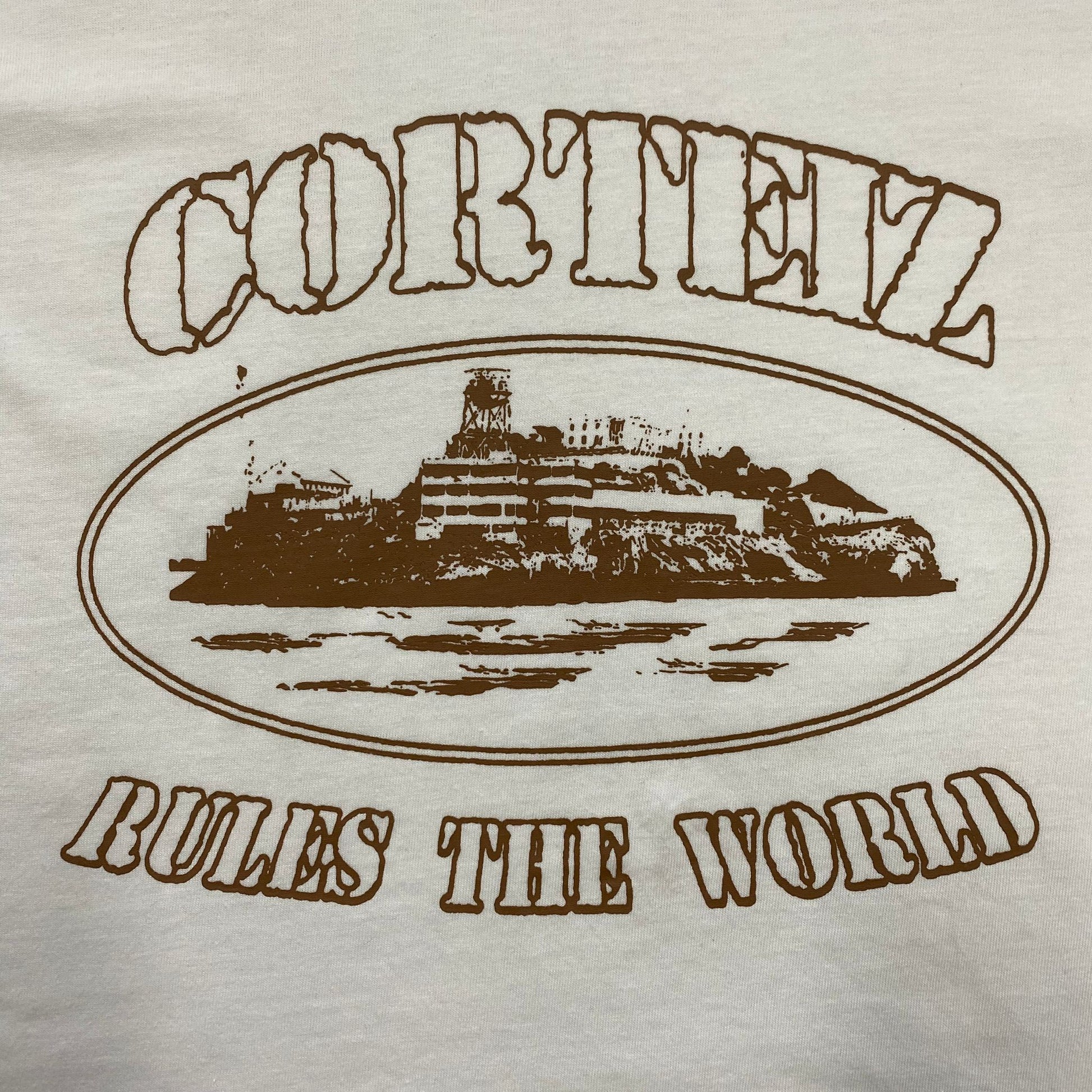 T-Shirt Corteiz logo brown - CopDripStar