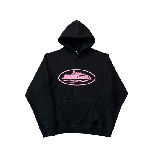 Crtz pink logo hoodie