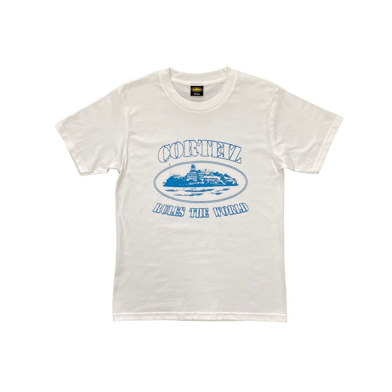 T-Shirt Corteiz logo baby blue - CopDripStar