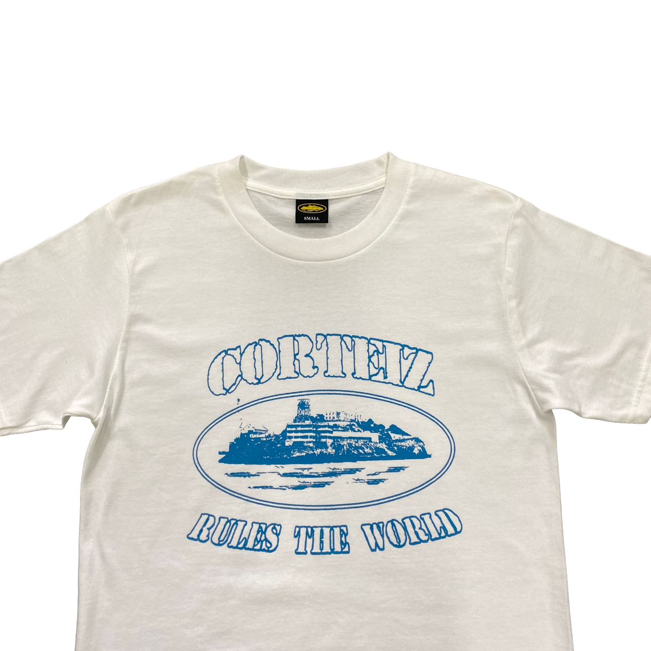 T-Shirt Corteiz logo baby blue - CopDripStar