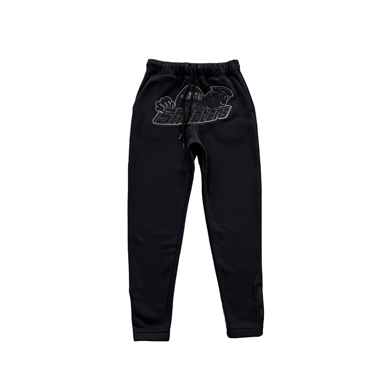 Trapstar shooters tracksuit blackout edition black/black - CopDripStar