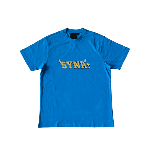 Syna cigarettes tee blue