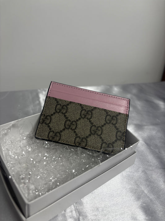 Portacarte Gucci classic pink