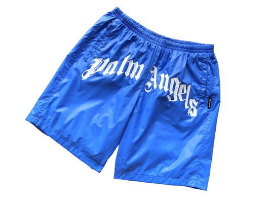 Palm Angels blue short