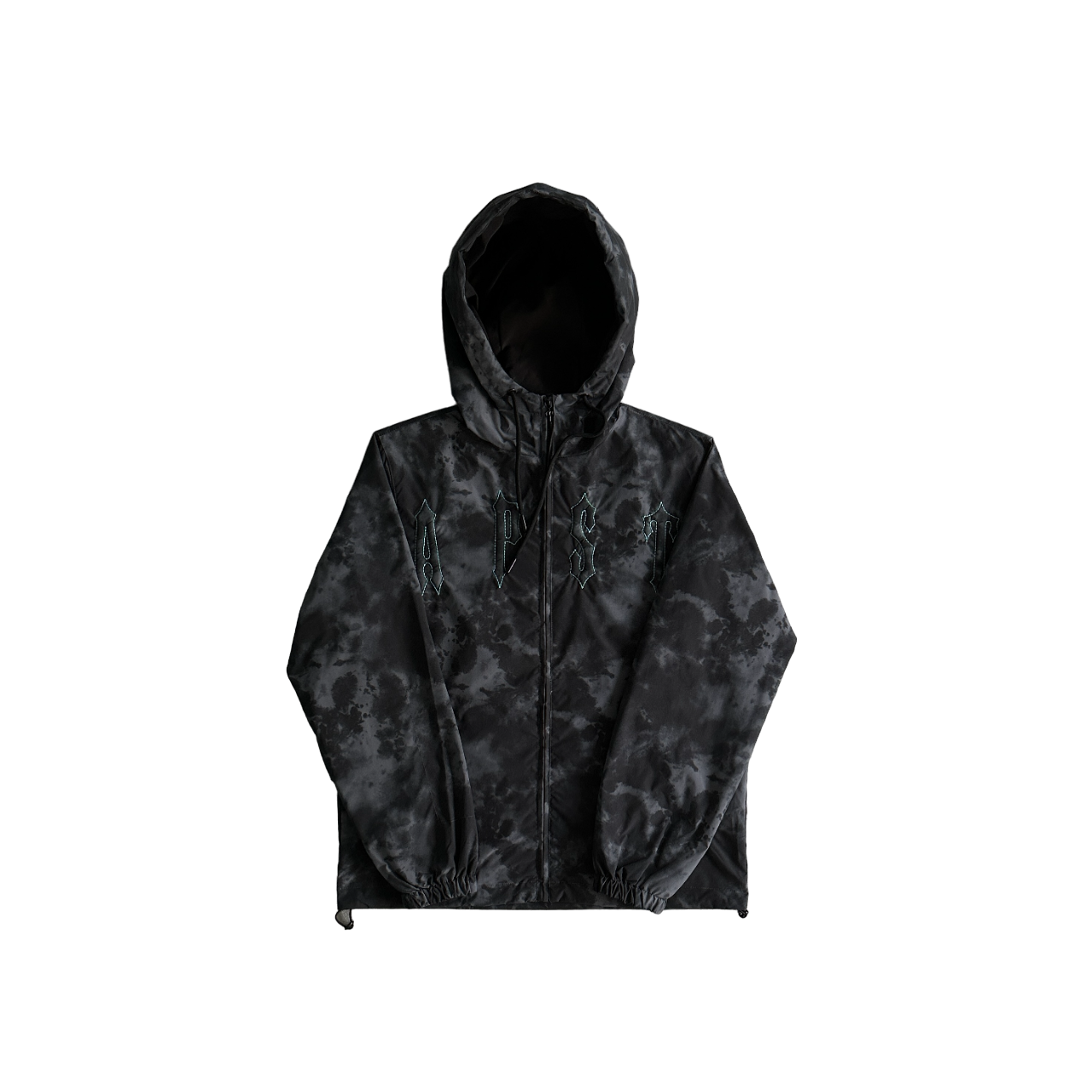 Trapstar washed arch windbreaker black