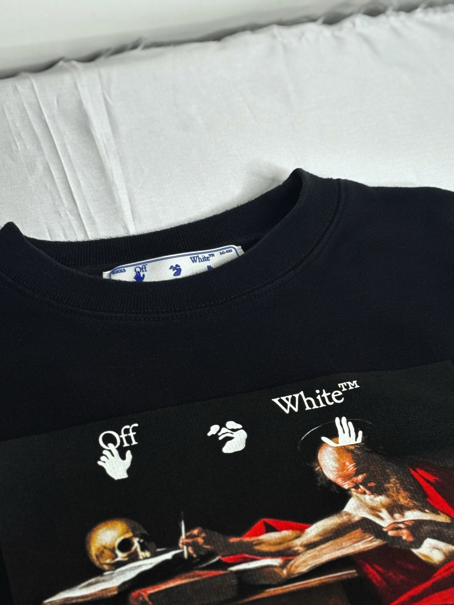 Felpa Off-White ‘’Caravaggio’’ -Size L-Nera-Condizioni 9/10