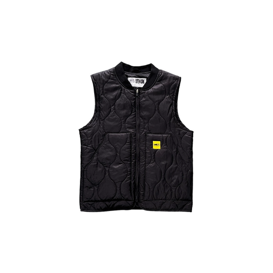 Corteiz guerillaz lightweight quilted vest black - CopDripStar