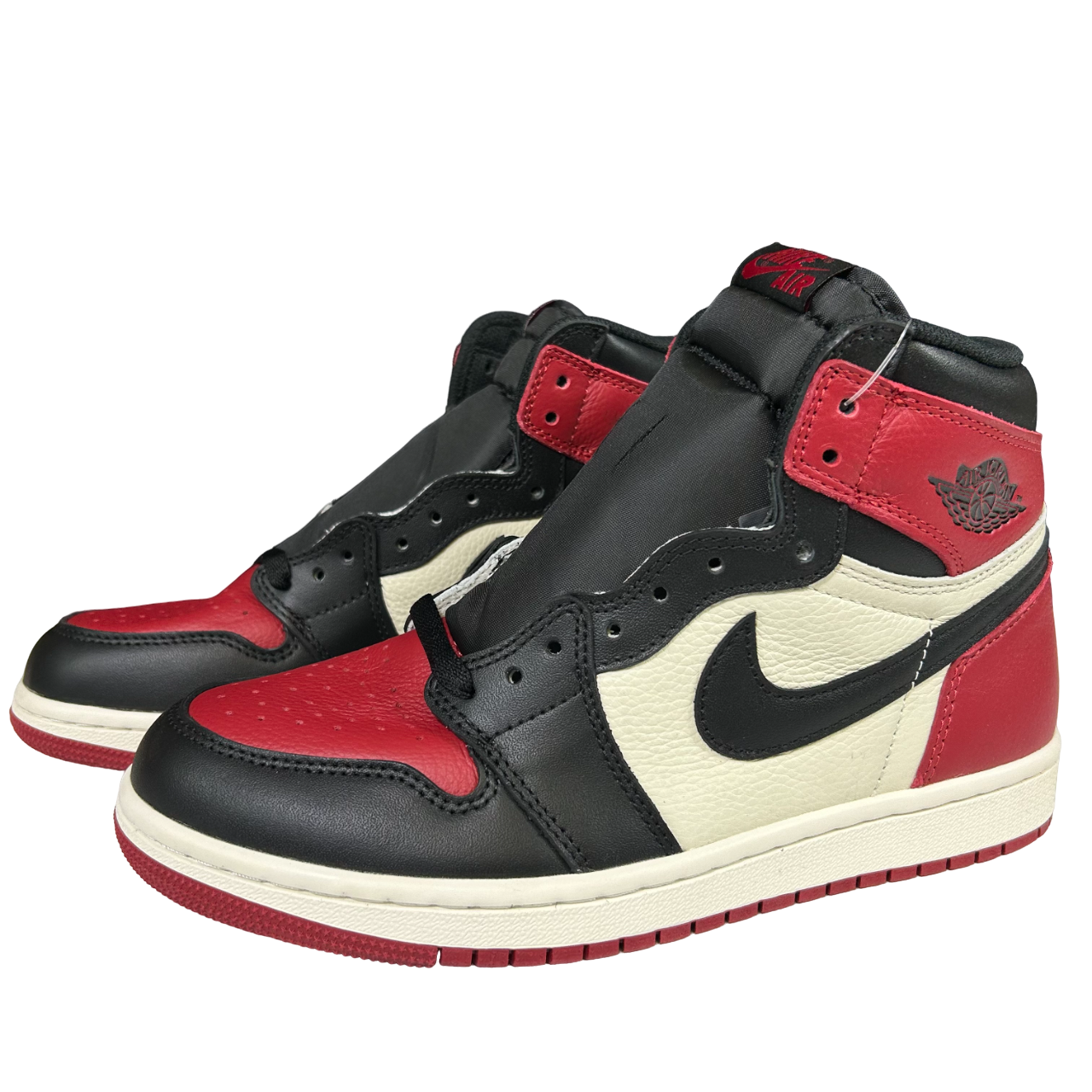 Jordan 1 High Black and red toe