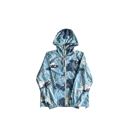 Trapstar blue camo windbreaker