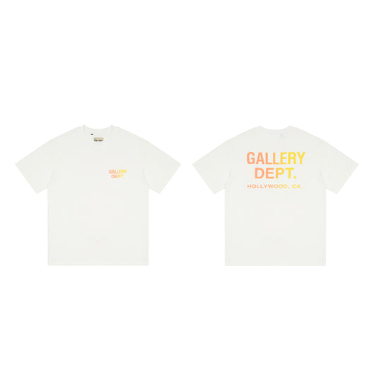 Gallery Dept OG tee white/gradient orange