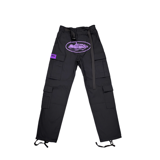 Corteiz purple logo cargo - CopDripStar