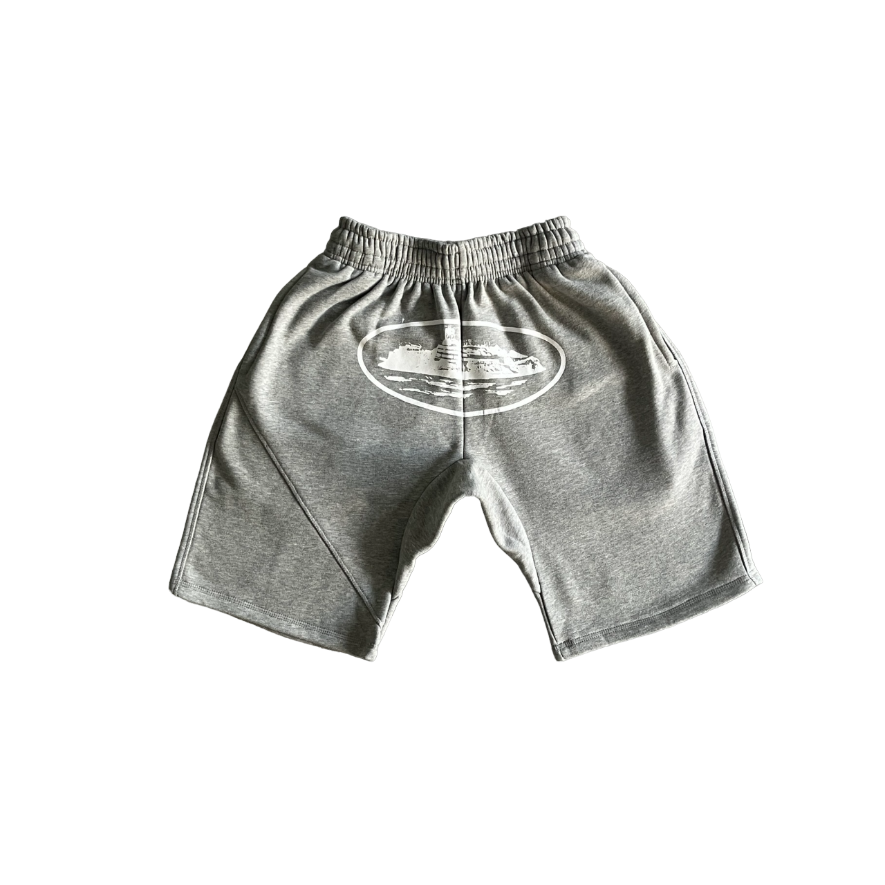 corteiz basic shorts grey/white - CopDripStar