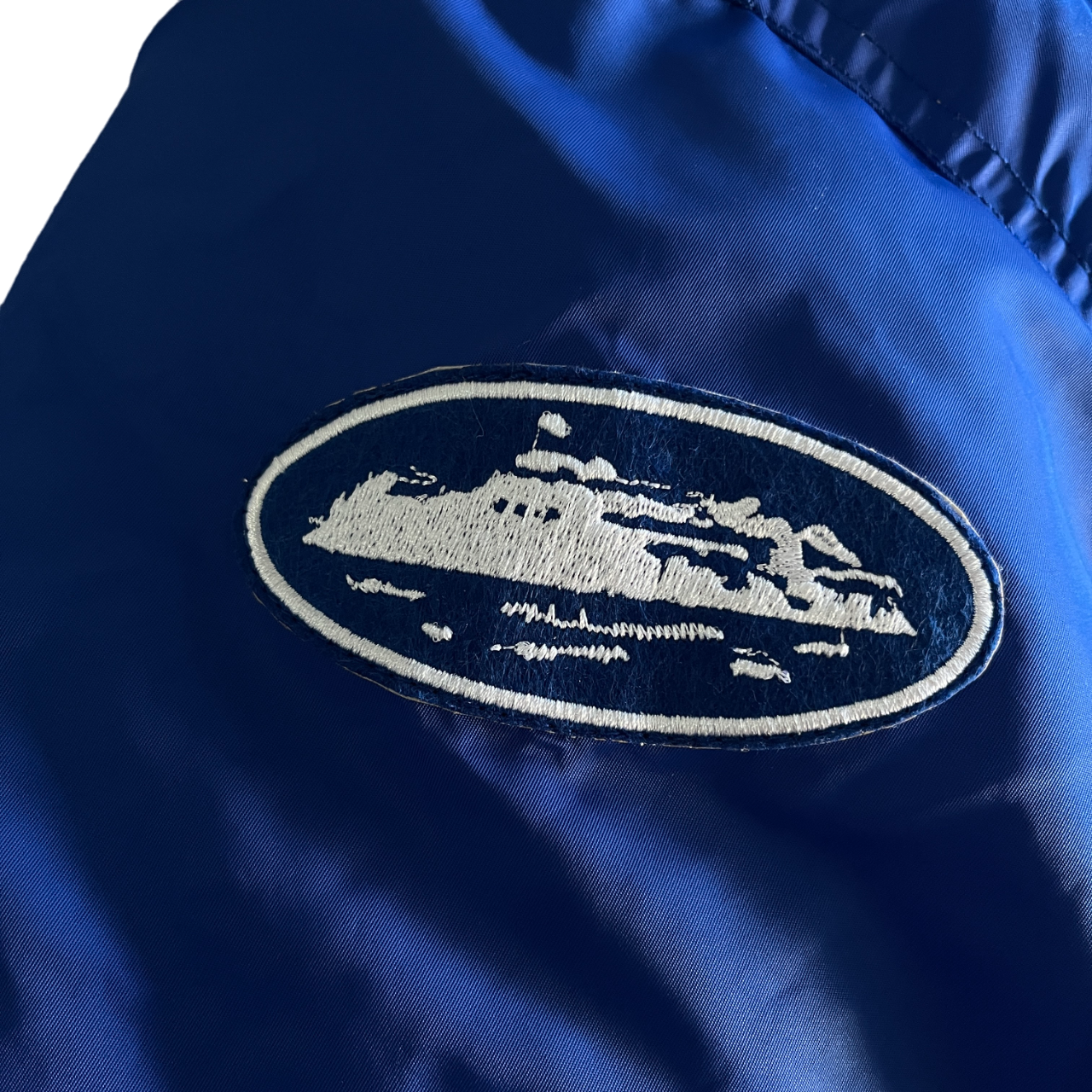 Corteiz blue stadium jacket - CopDripStar