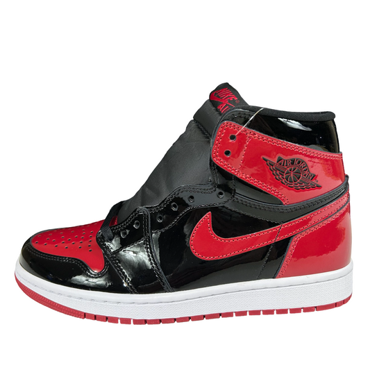 Jordan 1 High black and red patent