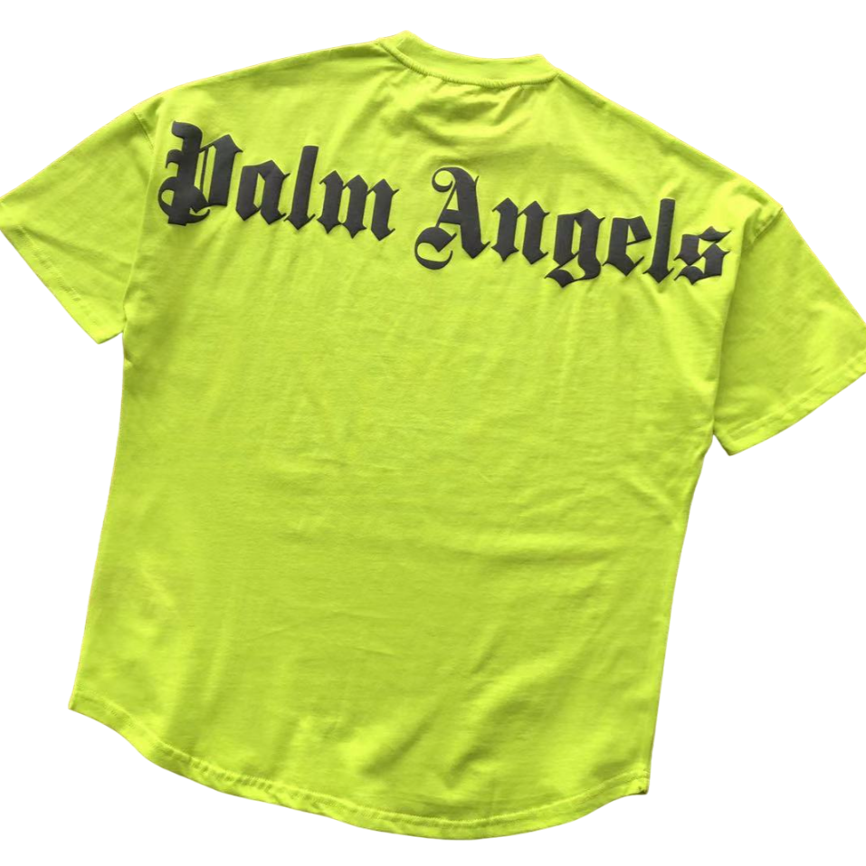 Palm Angels light green back logo