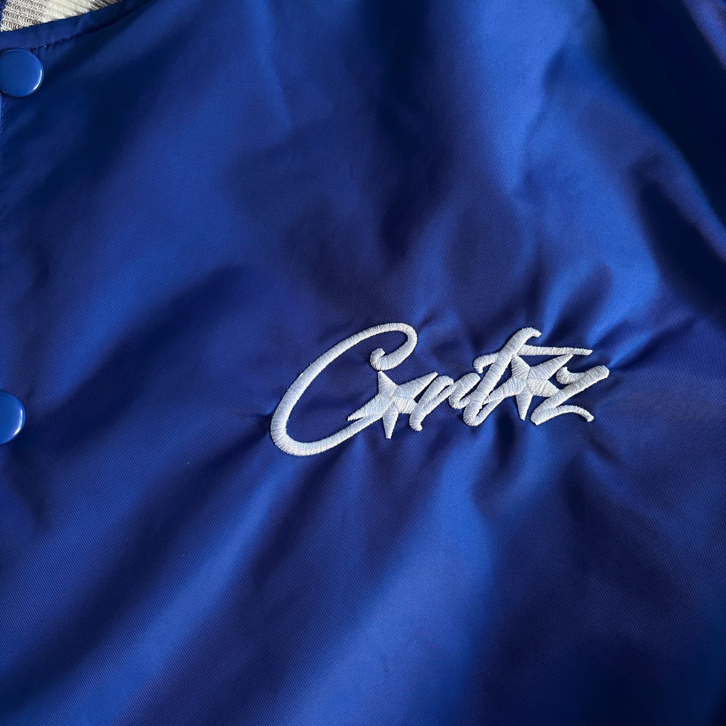 Corteiz blue stadium jacket - CopDripStar