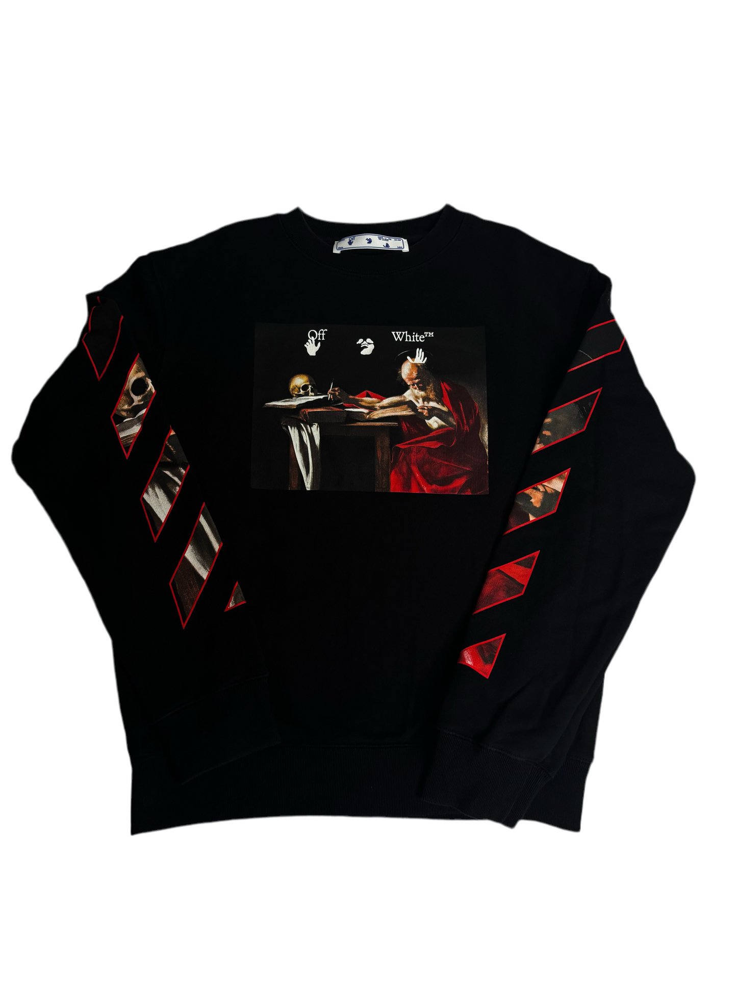 Felpa Off-White ‘’Caravaggio’’ -Size L-Nera-Condizioni 9/10