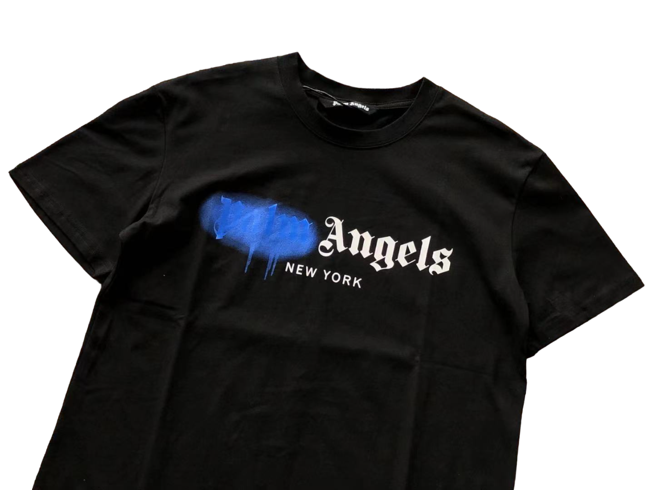 Palm Angels blue spray tee