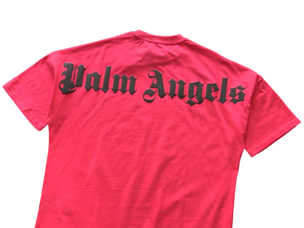 Palm Angels fuchsia back logo