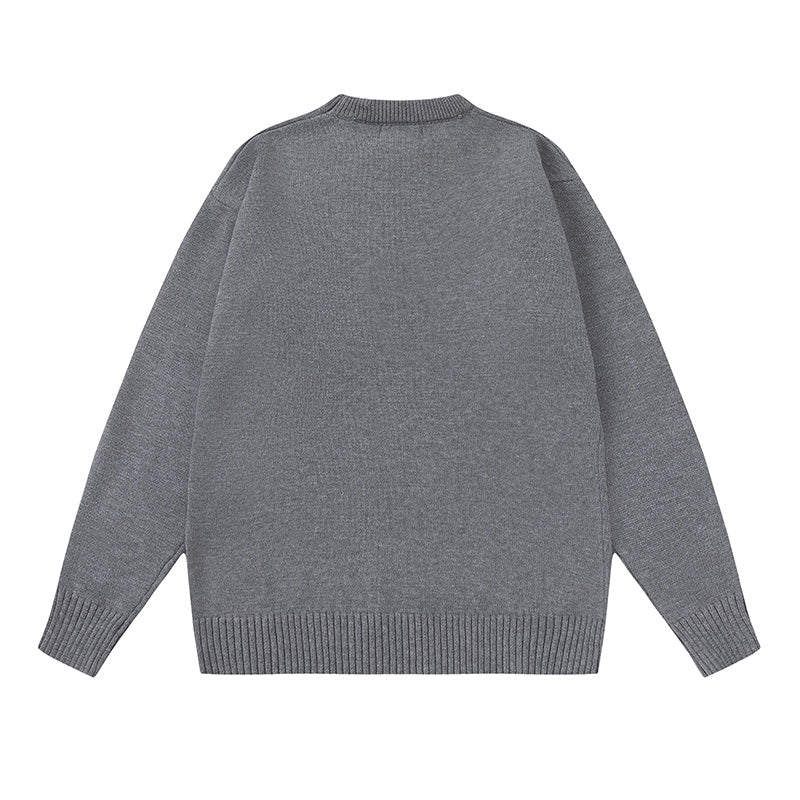 Knitted Sweater stone gray